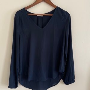Lush Navy Blue Top Size M
